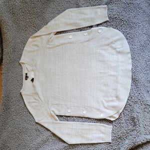 Lety & Me side button detail pullover